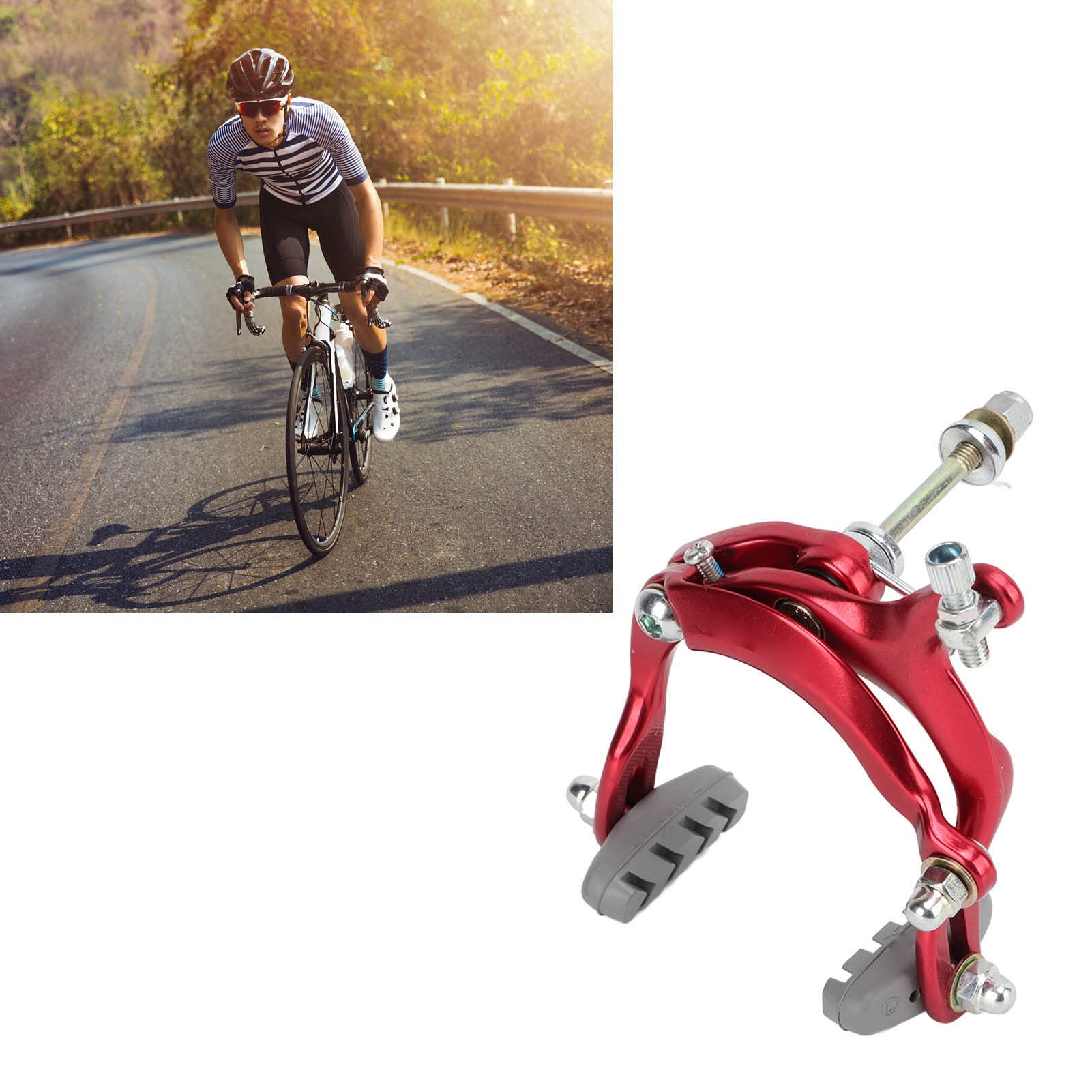 Amazon.co.jp: ブレーキデュアルピボットキャリパー、自転車サイドプル